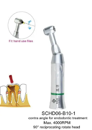 Pièce à main dentaire à basse vitesse, contre-Angle endodontique dentaire, réduction 10:1