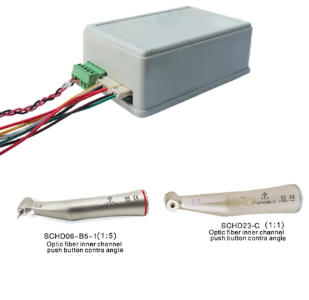 Accessoires de fauteuil dentaire, micromoteur électrique dentaire intégré, systèmes de pièces à main LED