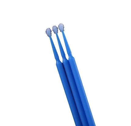 Applicateur d'extension de dents de microbrosse dentaire jetable de consommables dentaires colorés